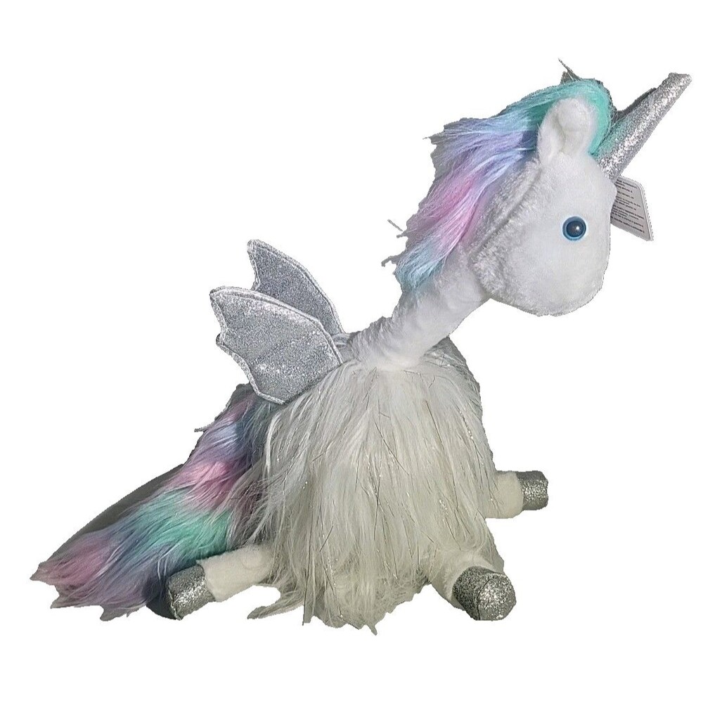 Wild Republic Unicorn Plush 19" White Floppy Stuffed Animal  "Fluffs"